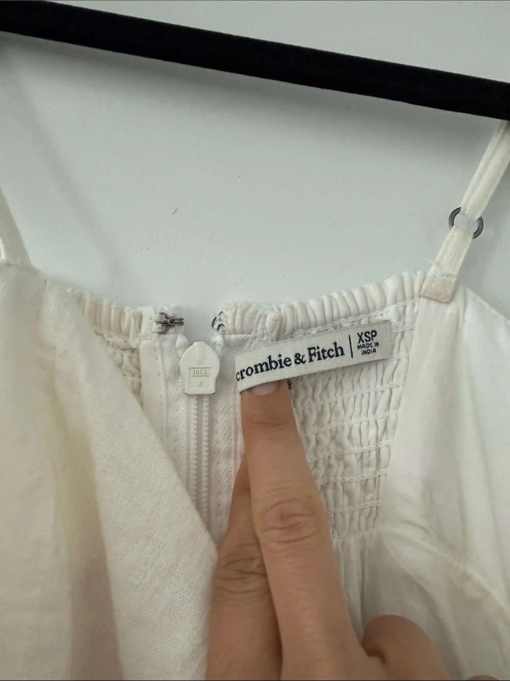 Abercrombie & Fitch Linen Spaghetti Strap Maxi Dress